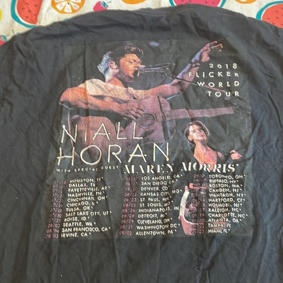 Niall Horan 2018 Flicker World Tour Shirt - Picture 3 of 6